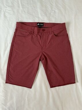 Men’s Nike Dri‑Fit Athletic Shorts • Maroon/Burgundy • Size 32